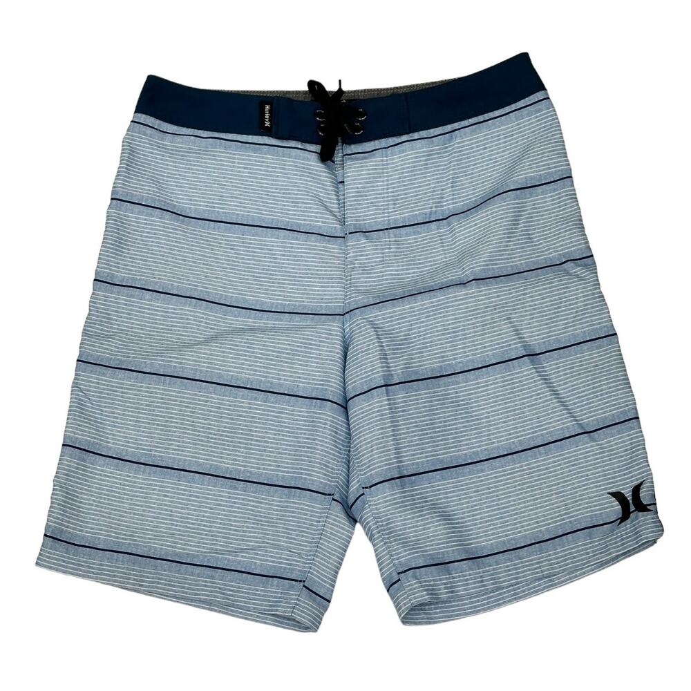 Hurley Blue Striped Board Shorts